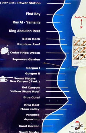 Dive Sites at Aqaba - South Beach
