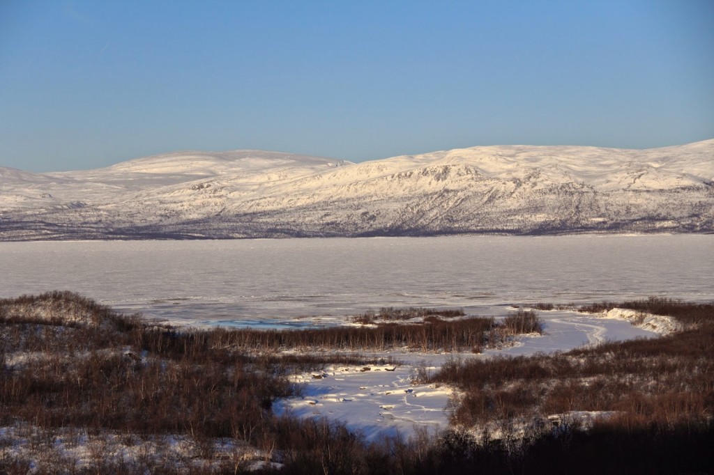 Frozen Abisko Lake