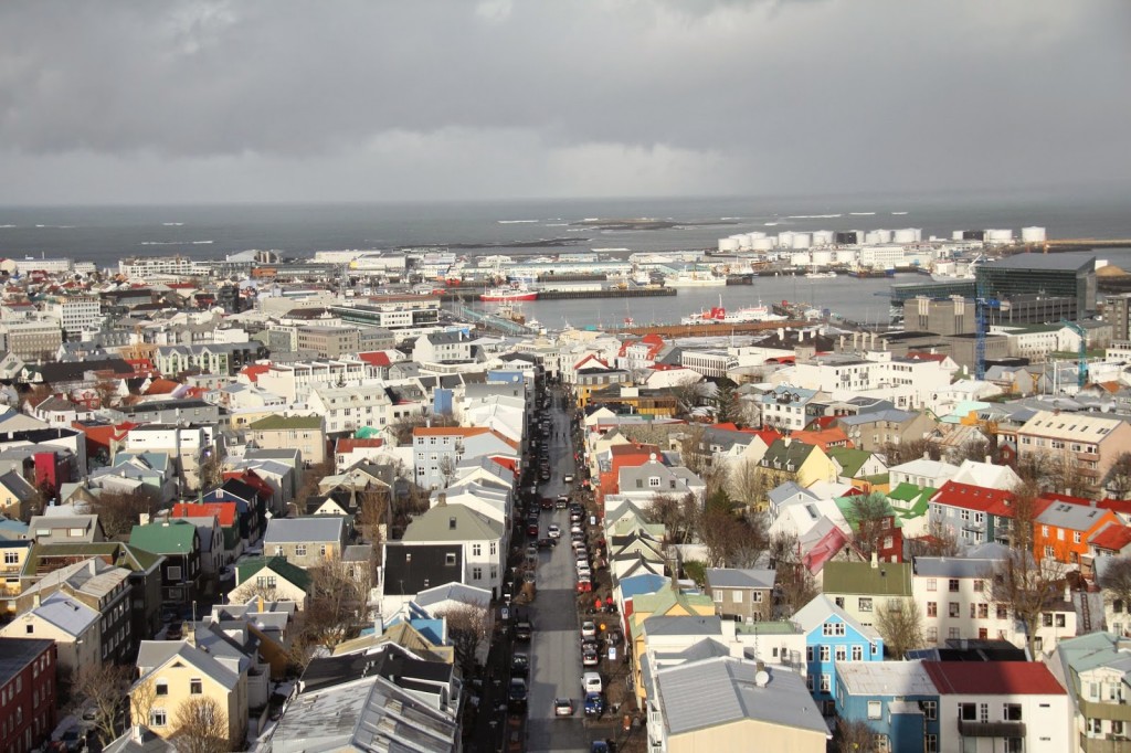 Colourful houses in Reykjavik