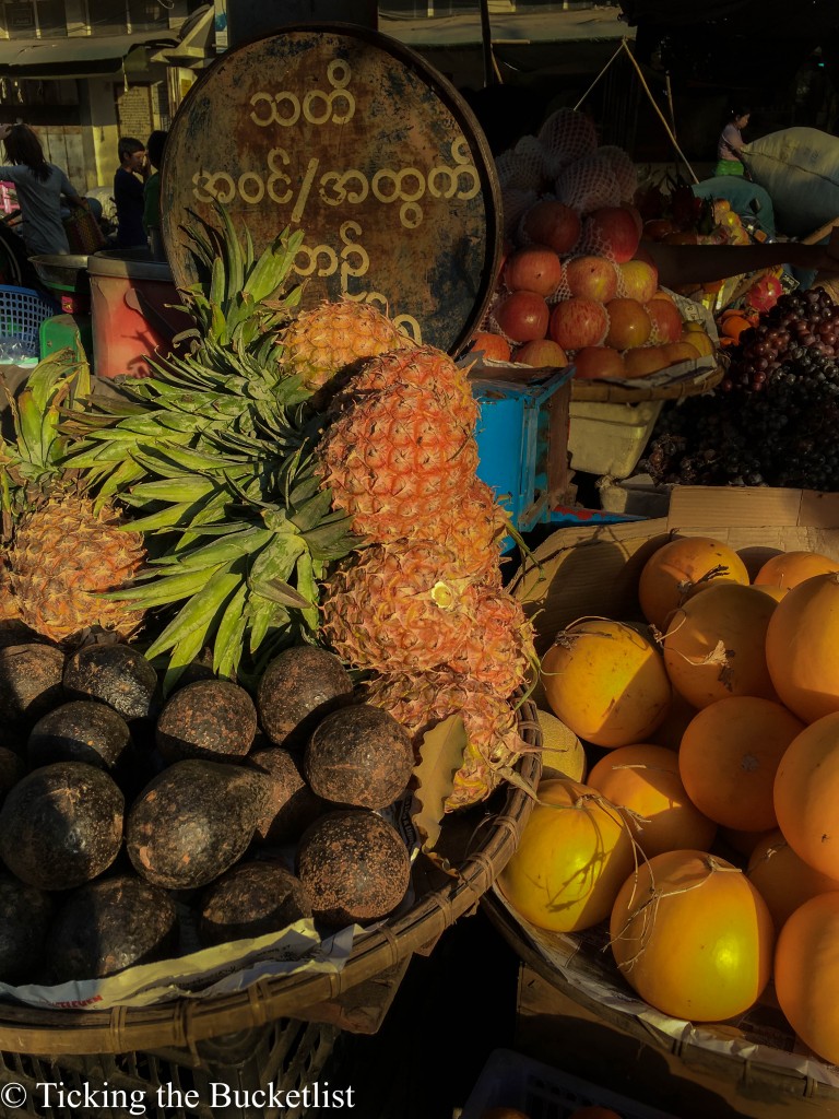 Fresh fruits in the local market