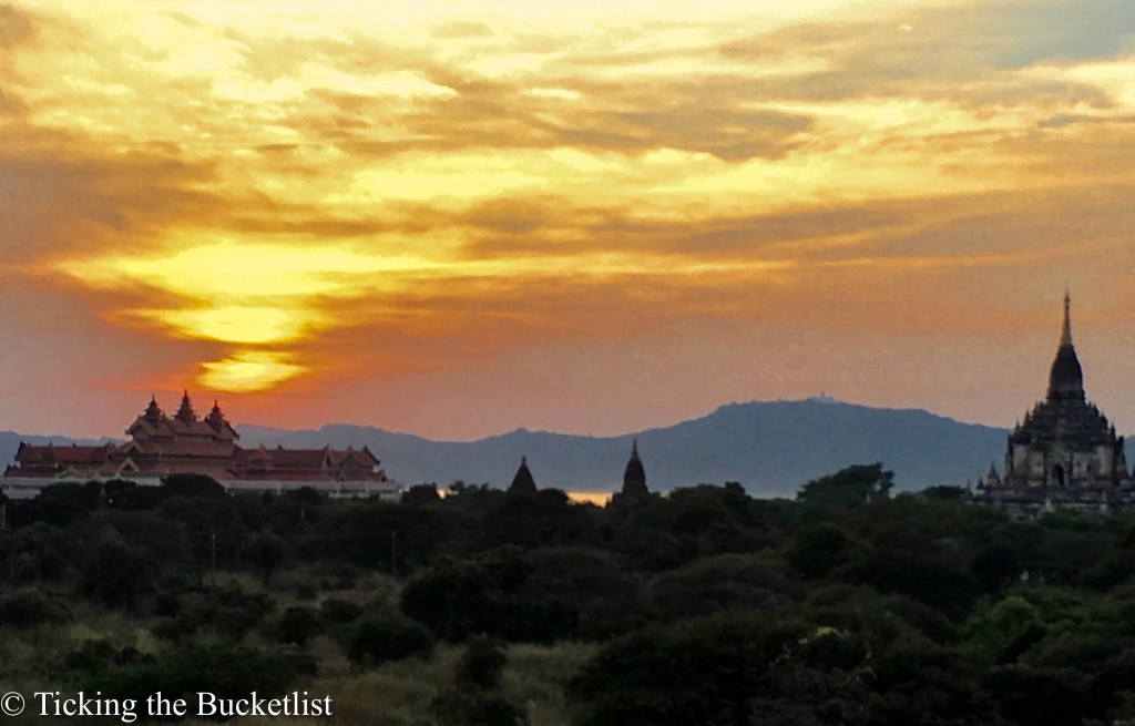 Sunset from Shwe Gu Gyi