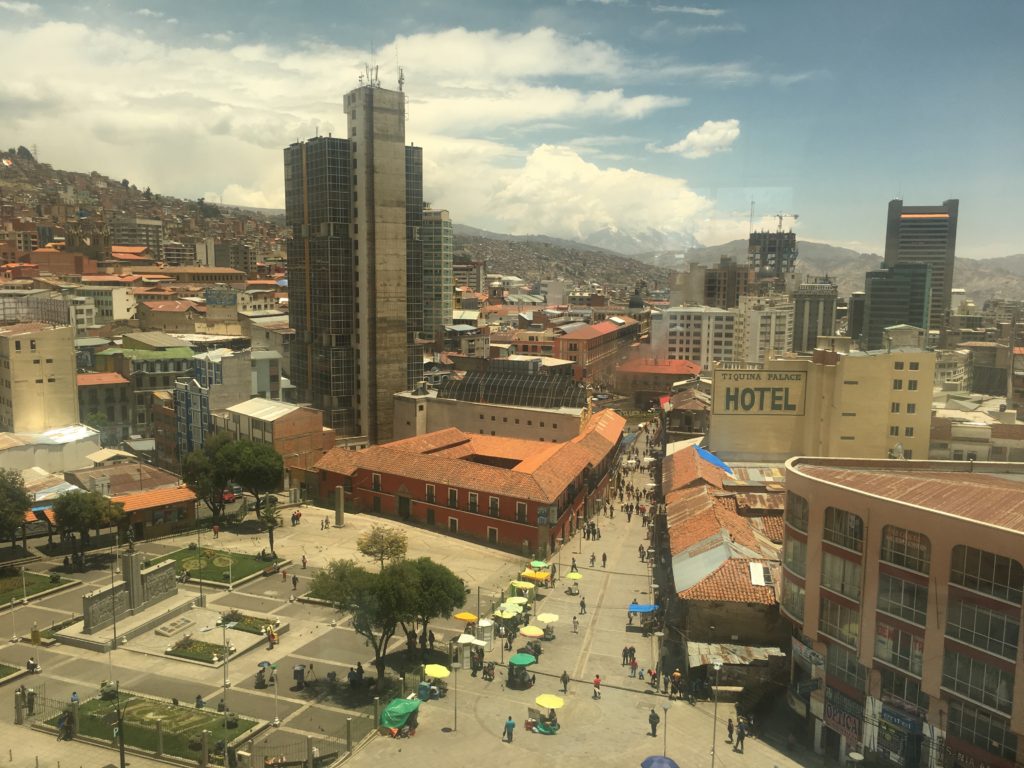 City view of La Paz